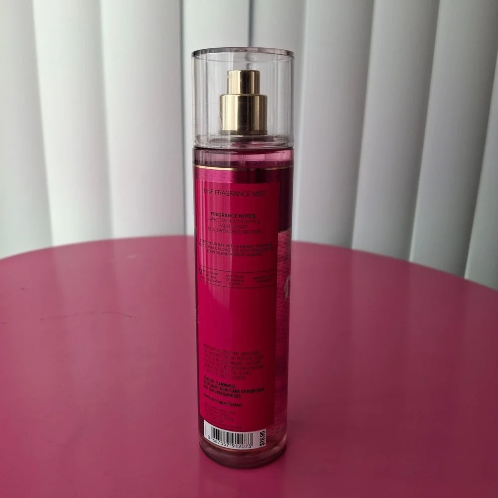 Bath & Body Works PINK PINEAPPLE SUNRISE Fine Fragrance Mist 8 oz Tropical Spray